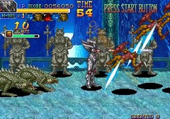 une photo d'Ã©cran de Gaia Crusaders sur Arcade
